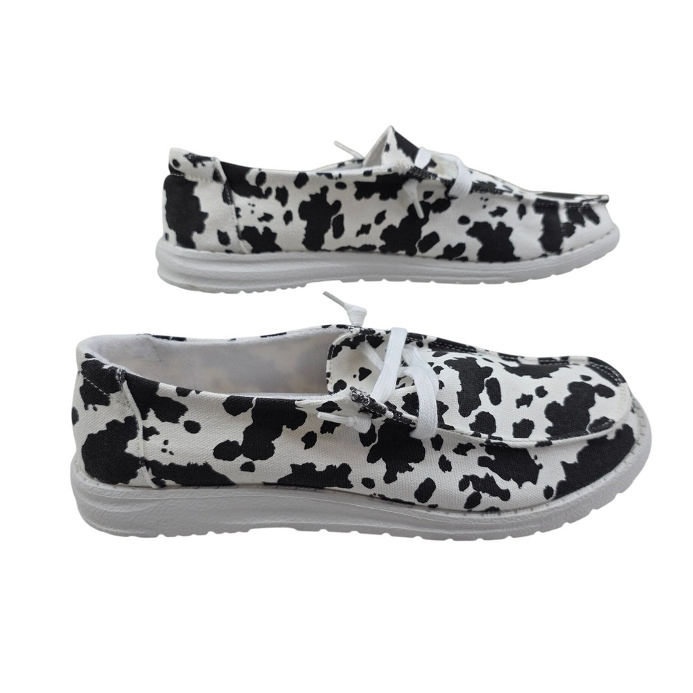 Gypsy Jazz Womens 11 Milk It Cow Print Shoes New In Box